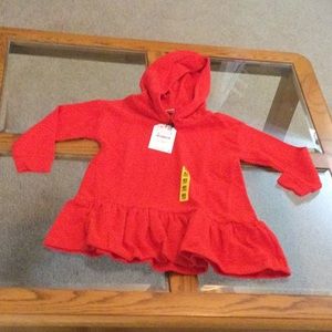 Zara girls dress with hoodie NWT